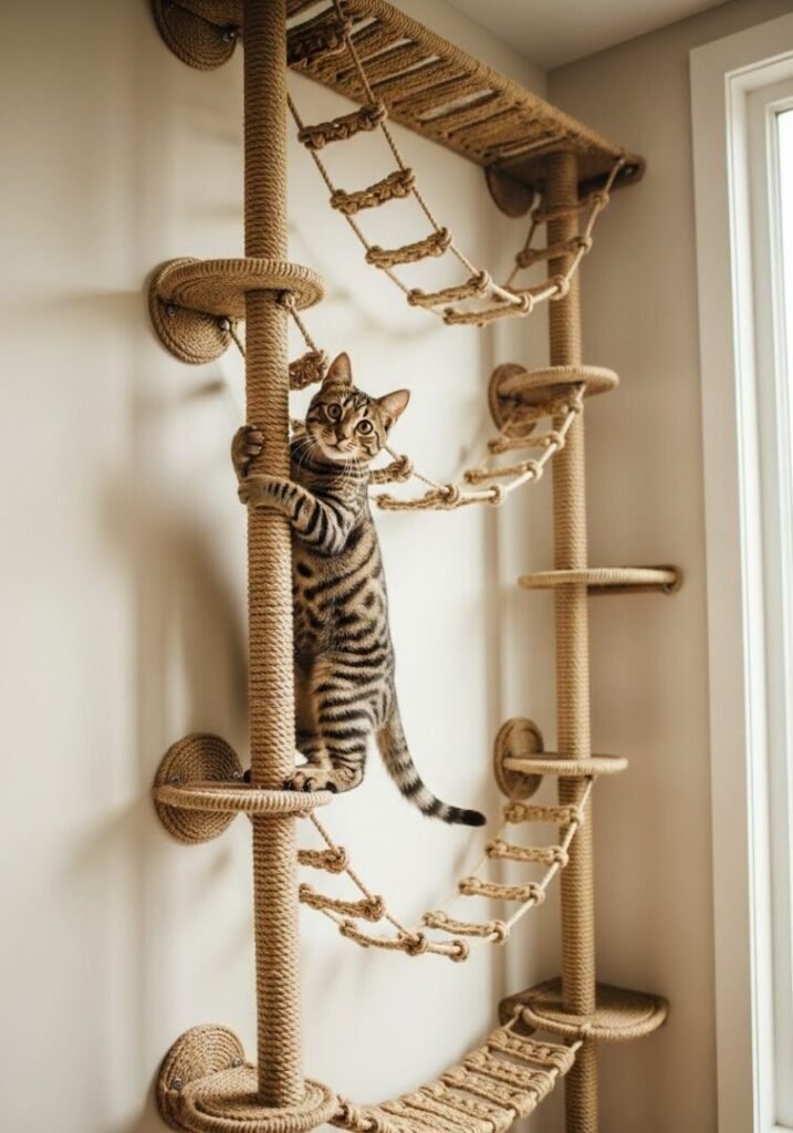 🏡 Cómo entretener a tu gato en una casa pequeña (desde mi experiencia como amante de los felinos)